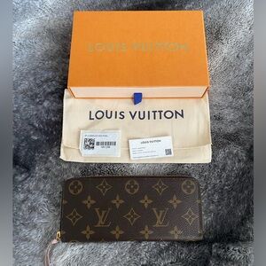 Louis Vuitton Clemence Wallet in Monogram-Rose Ballerine